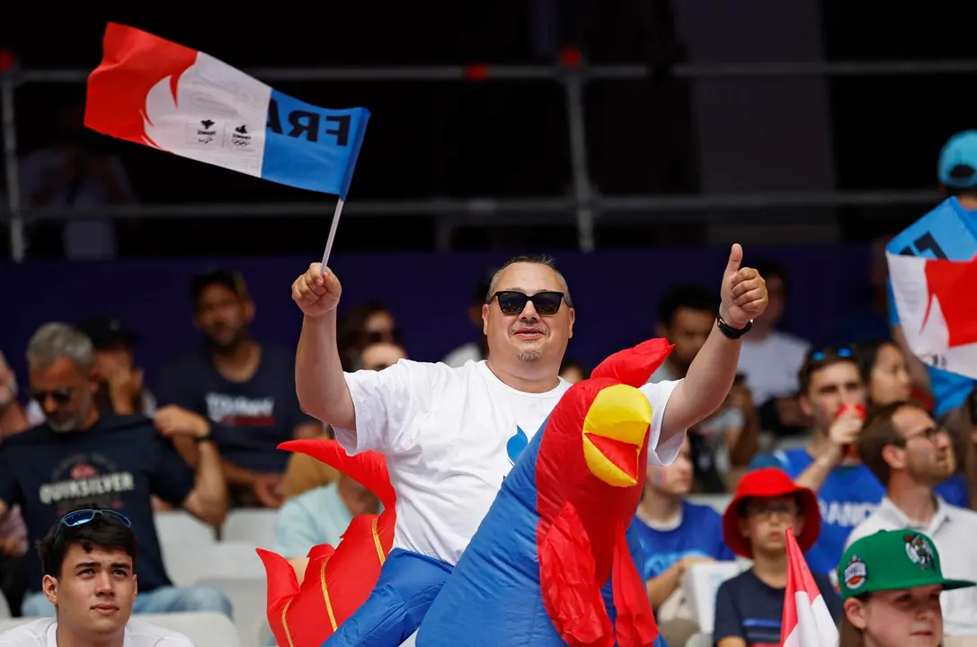La magia de los Juegos Ol&iacute;mpicos de Par&iacute;s comenz&oacute; ya en el Estadio de Francia EFE/EPA/YOAN VALAT