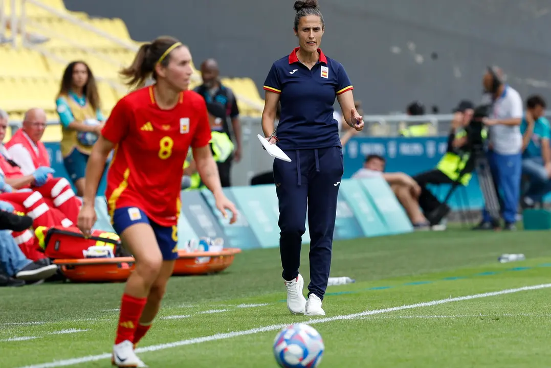 Montse Tom&eacute;, durante el partido. EFE/ Miguel To&ntilde;a