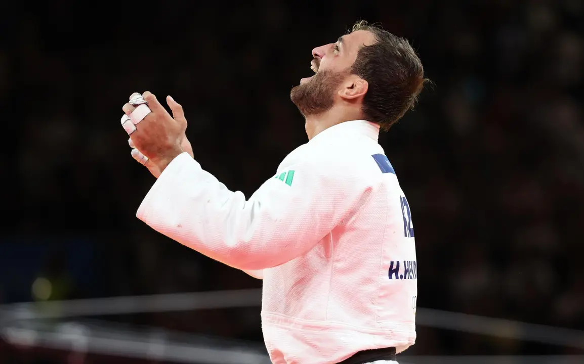 El judoca azer&iacute; Hidayat Heydarov. EFE/EPA/DANIEL IRUNGU