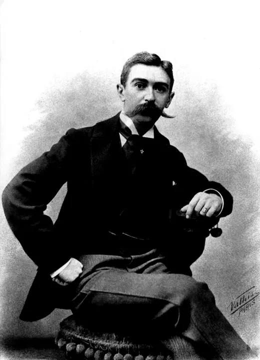 Retrato del Bar&oacute;n Pierre de Coubertin, historiador y pedagogo, fundador de los modernos Juegos Ol&iacute;mpicos y presidente del Comit&eacute; Ol&iacute;mpico Internacional hasta 1925. EFE/aa/Archivo