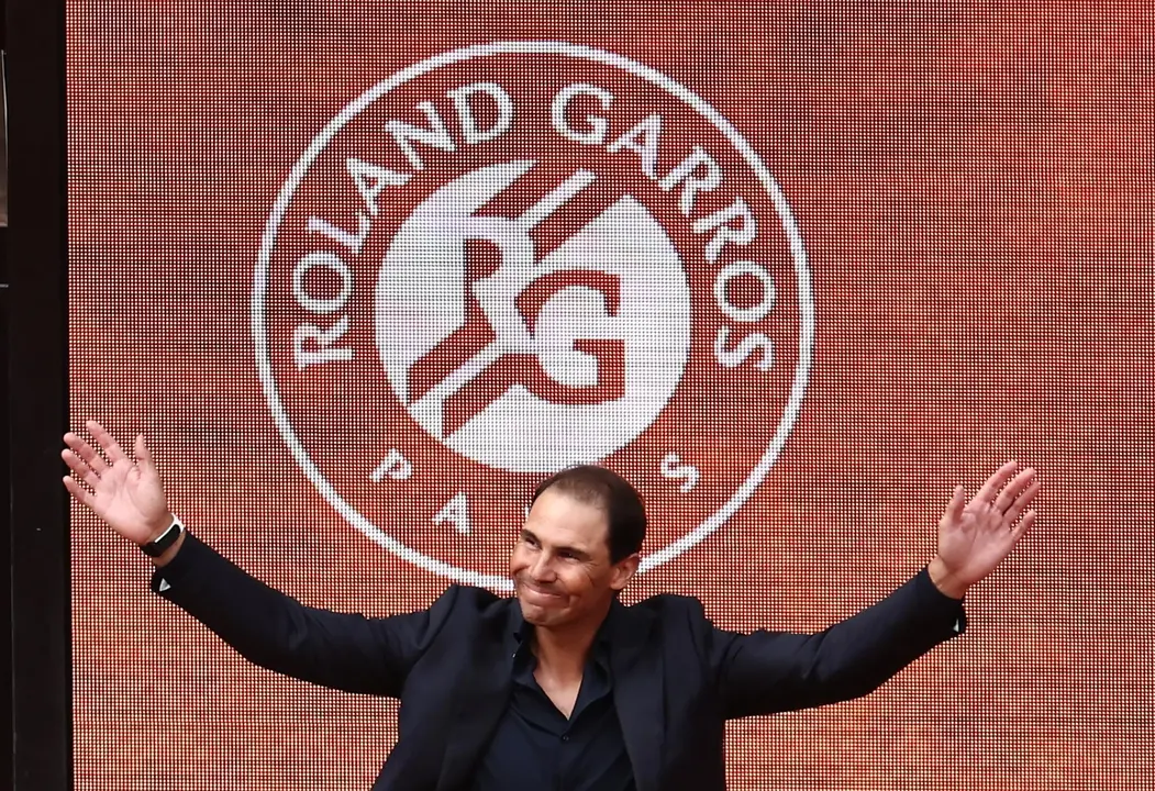 Rafael Nadal homenajeado el pasado 25 en Roland Garros. EFE/EPA/CHRISTOPHE PETIT TESSON