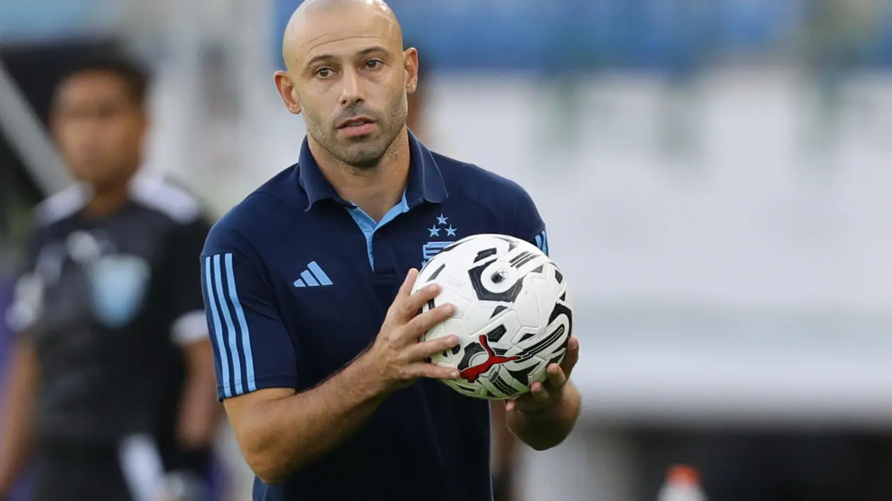 El seleccionador de Argentina Javier Mascherano en foto de archivo de Rayner Pe&ntilde;a R. EFE