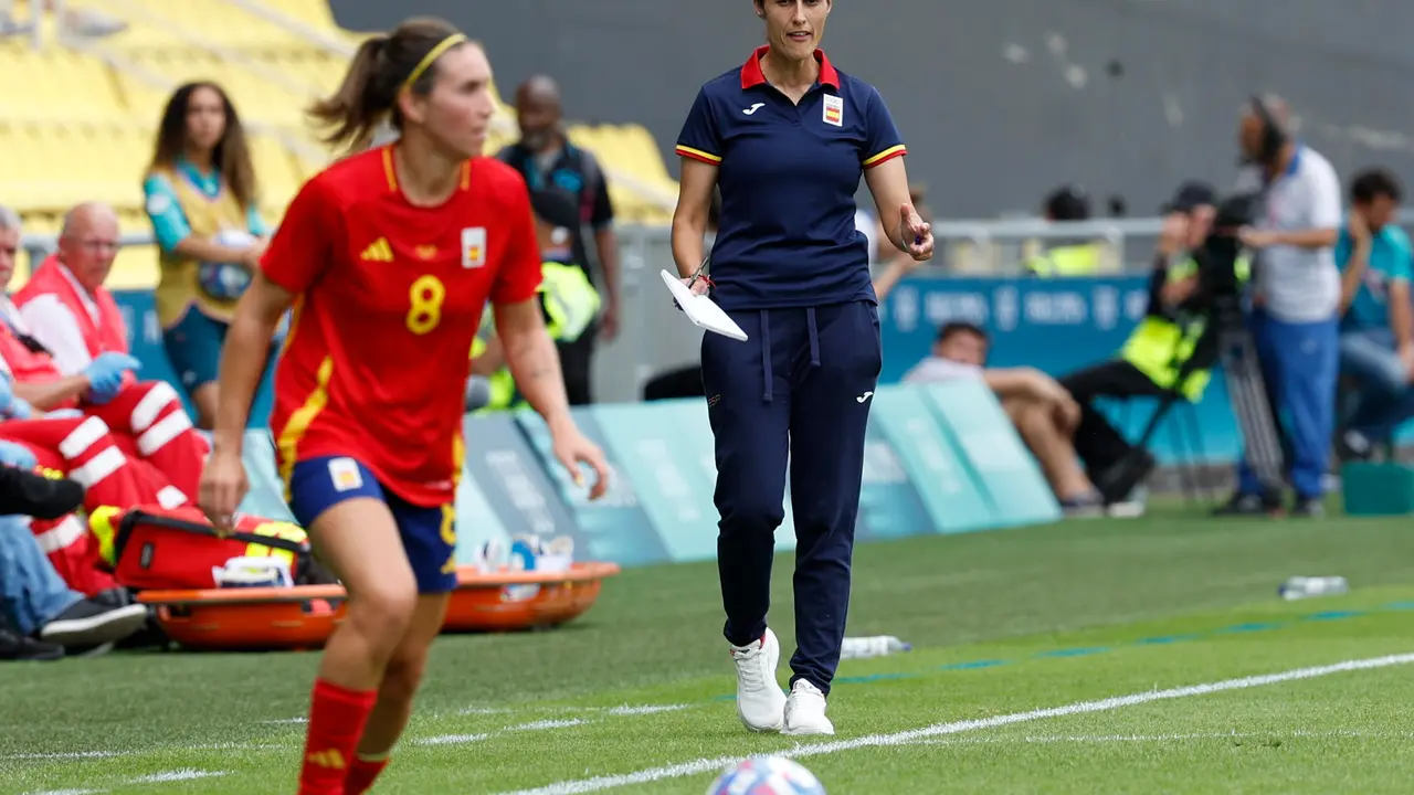 Montse Tom&eacute;, durante el partido. EFE/ Miguel To&ntilde;a