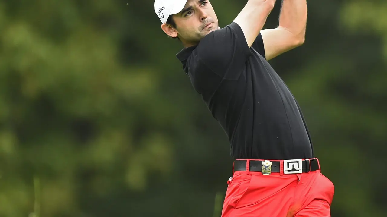 Fotograf&iacute;a de archivo del golfista paraguayo Fabrizio Zanotti. EFE/Larry W. Smith