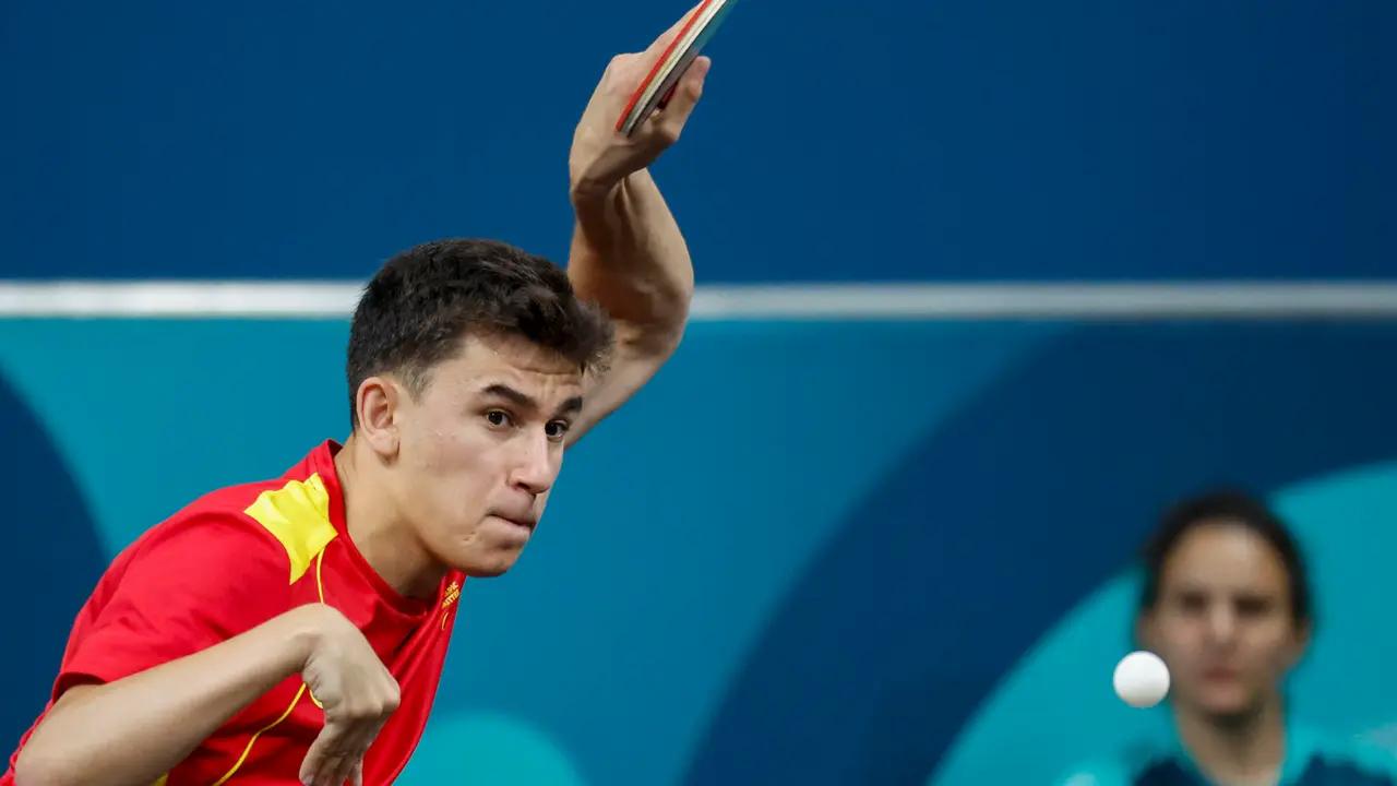 El espa&ntilde;ol Ander Cepas, de tenis de Mesa, este en los Juegos Paral&iacute;mpicos de Par&iacute;s 2024. EFE/Javier Etxezarreta